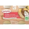 BABYBIO Jablko banán s kokosovým mliekom 2x 130 g 51097 BABYBIO Jablko banán s kokosovým mliekom 2x 130 g 51097