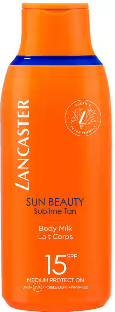 Lancaster Sun Beauty Body Milk opalovací tělové mlieko SPF15 175 ml
