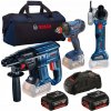 Bosch Akumulátorová súprava náradia GBH180 + GWS180 + GDX180 + 2x5Ah Bosch Akumulátorová súprava náradia GBH180 + GWS180 + GDX180 + 2x5Ah