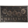 Clayre & Eef Vonkajšia gumová rohožka Merry Christmas - 75 * 45 * 1 cm - Clayre & Eef Clayre & Eef Vonkajšia gumová rohožka Merry Christmas - 75 * 45 * 1 cm - Clayre & Eef