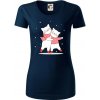 Mačky vo svetri - Dámske tričko z organickej bavlny Origin (GOTS) - 2XL ( Tmavomodrá (takmer čierna) ) Mačky vo svetri - Dámske tričko z organickej bavlny Origin (GOTS) - 2XL ( Tmavomodrá (takmer čierna) )