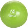 LiveUp Weight ball loptu na cvičenie zelená - 2 kg LiveUp Weight ball loptu na cvičenie zelená - 2 kg