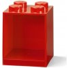 LEGO Brick 4 závesná polica červená