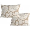 Textilomanie z mikrovlákna SNAIL SHELL hnedá 2ks 50 x 70 cm