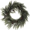 Umelý vianočný veniec ø 50 cm tuje a šišky zelený Umelý vianočný veniec ø 50 cm tuje a šišky zelený