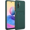 Gumený kryt CARD SLOT na Xiaomi Redmi Note 10 5G - Tmavozelená Gumený kryt CARD SLOT na Xiaomi Redmi Note 10 5G - Tmavozelená