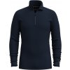 Smartwool pánske termo tričko CLASSIC THERMAL MERINO BL 1/4 ZIP tmavo modrá
