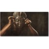 Foto obraz sklo tvrzené Africká maska 100x50 cm Foto obraz sklo tvrzené Africká maska 100x50 cm