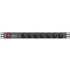 LANBERG PDU-07E-0200-BK PDU 1U 16A, 7 sockets French, 2m, Black LANBERG PDU-07E-0200-BK PDU 1U 16A, 7 sockets French, 2m, Black