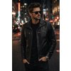 Max Original Leather Pánska kožená bunda 8051 black (3XL 58-60) - Čierna - 3XL Max Original Leather Pánska kožená bunda 8051 black (3XL 58-60) - Čierna - 3XL