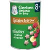 GERBER Organic chrumky s banánom a malinami 35 g GERBER Organic chrumky s banánom a malinami 35 g