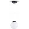 Závesná lampa Ledhoff čierna kovová guľatá s nastaviteľným káblom E27 Závesná lampa Ledhoff čierna kovová guľatá s nastaviteľným káblom E27
