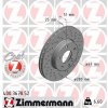 Brzdový kotúč ZIMMERMANN 400.3678.52 Brzdový kotúč ZIMMERMANN 400.3678.52