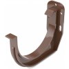Covernit Plastový žľabový hák čelný PVC 75 mm hnedá Covernit Plastový žľabový hák čelný PVC 75 mm hnedá