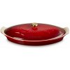Pekáč na rybu HERITAGE 34 cm, CERISE, kamenina, Le Creuset Pekáč na rybu HERITAGE 34 cm, CERISE, kamenina, Le Creuset