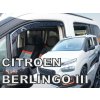 Deflektory na Citroen Berlingo III, r.v.: 2018 - (+zadné) Deflektory na Citroen Berlingo III, r.v.: 2018 - (+zadné)