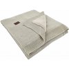 EKO Deka pletená s podšívkou Beige 100x80 cm EKO Deka pletená s podšívkou Beige 100x80 cm