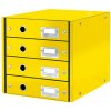 Leitz Click&Store box 4 zásuvky žltý Leitz Click&Store box 4 zásuvky žltý