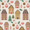 Ostatní Krémové papierové obrúsky domčeky Christmas - 33*33 cm (20ks) - Ostatní Ostatní Krémové papierové obrúsky domčeky Christmas - 33*33 cm (20ks) - Ostatní