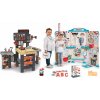 Set pracovný stôl trojkrídlový a lekárska ordinácia Black&Decker Mega Center Smoby s magnetickými písmenkami Set pracovný stôl trojkrídlový a lekárska ordinácia Black&Decker Mega Center Smoby s magnetickými písmenkami