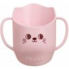 Detský Hrnček s uškami, naklonený - ružový Detský Hrnček s uškami, naklonený - ružový