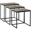 Adore Furniture | SADA 3x Konferenčný stolík čierna | AD0157 Adore Furniture | SADA 3x Konferenčný stolík čierna | AD0157