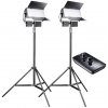 walimex pro Sirius 160 LED 65W Daylight 2-Pack with Tripods walimex pro Sirius 160 LED 65W Daylight 2-Pack with Tripods