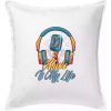 Music is my life slúchadlá - Vankúš 50x50 - 50x50 - Iba poťah ( Biela ) Music is my life slúchadlá - Vankúš 50x50 - 50x50 - Iba poťah ( Biela )