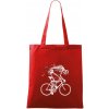 Gravel Bike - kostra - Taška bavlnená - 42 x 38 cm ( Červená ) Gravel Bike - kostra - Taška bavlnená - 42 x 38 cm ( Červená )