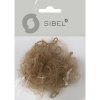 SIBEL sieťka na drdol s elastickým okrajom, tmavá blond 2 ks