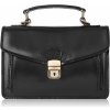 PAOLO PERUZZI Klasická dámska kožená taška N07-BL | čierna N07-BL PAOLO PERUZZI Klasická dámska kožená taška N07-BL | čierna N07-BL