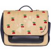Školská aktovka It Bag Midi Raffia Cherry Jeune Premier ergonomická luxusné prevedenie 30*38 cm Školská aktovka It Bag Midi Raffia Cherry Jeune Premier ergonomická luxusné prevedenie 30*38 cm