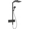 Sprchový systém Hansgrohe Raindance Alive Q s termostatickou batériou kartáčovaný čierny chróm 24591340 Sprchový systém Hansgrohe Raindance Alive Q s termostatickou batériou kartáčovaný čierny chróm 24591340