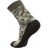 Cerva ponožky NEURUM CAMOUFLAGE Tmavě olivová
