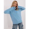 Factory Dámsky oversize rolák UNI – pohodlný hrejivý sveter vo viacerých farbách Farba: Modrá, Veľkosť: UNI Factory Dámsky oversize rolák UNI – pohodlný hrejivý sveter vo viacerých farbách Farba: Modrá, Veľkosť: UNI