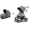 Kočík s vaničkou Thule Sleek Grey Melange 2023 Kočík s vaničkou Thule Sleek Grey Melange 2023