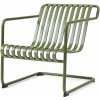 HAY Kreslo Palissade Cantilever Lounge Chair Low, olive HAY Kreslo Palissade Cantilever Lounge Chair Low, olive