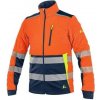 Bunda CXS BENSON, výstražná, softshell, pánska, oranžovo-modrá L 111700120594 Bunda CXS BENSON, výstražná, softshell, pánska, oranžovo-modrá L 111700120594