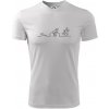 EKG triatlon - Pánske tričko Fantasy športové - M ( Biela ) EKG triatlon - Pánske tričko Fantasy športové - M ( Biela )