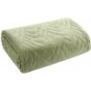 Přehoz na sedačku - pohovku - postel MARIKA světle zelená 200x220 cm Mybesthome