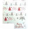 Nekupto Dárkový balicí papír vánoční 70 x 1000 cm Bílý červený nápis Merry Christmas Nekupto Dárkový balicí papír vánoční 70 x 1000 cm Bílý červený nápis Merry Christmas