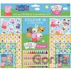 Samolepkový set s omalovánkami 500 Peppa Pig Samolepkový set s omalovánkami 500 Peppa Pig