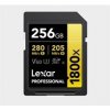 Lexar SDXC Pro 1800x U3 UHS-II R280/W210 (V60) 256GB LSD1800256G-BNNNG Lexar SDXC Pro 1800x U3 UHS-II R280/W210 (V60) 256GB LSD1800256G-BNNNG