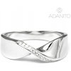 BENETO AGG437 - Strieborný prsteň so zirkónmi 60 mm BENETO AGG437 - Strieborný prsteň so zirkónmi 60 mm