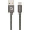 Dátový kábel SWISSTEN USB/Micro USB 20 cm sivý Dátový kábel SWISSTEN USB/Micro USB 20 cm sivý