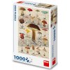 Dino Toys Houby 1000 dielov Dino Toys Houby 1000 dielov