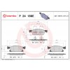 Sada brzdových platničiek, vždy 4 kusy v sade BREMBO P 24 188E (P24188E) Sada brzdových platničiek, vždy 4 kusy v sade BREMBO P 24 188E (P24188E)