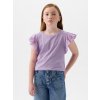 GAP 883243-02 dětské tričko s volány fialová