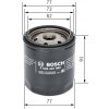 Olejový filter P7085 BOSCH F026407085