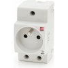 Zásuvka na DIN lištu KOOP Elektro MSF biela Zásuvka na DIN lištu KOOP Elektro MSF biela